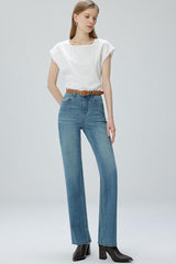 French Fry Wide-leg Slim Jeans