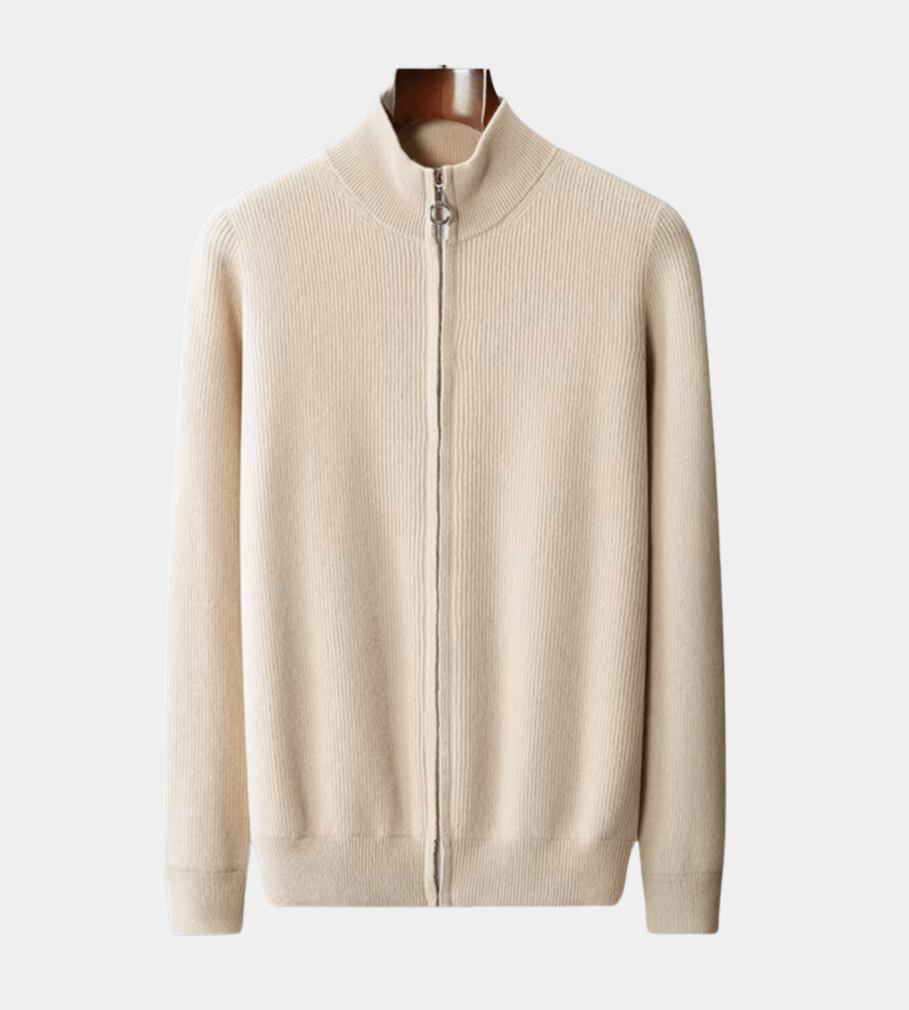 Everest Full-Zip Wool Cardigan