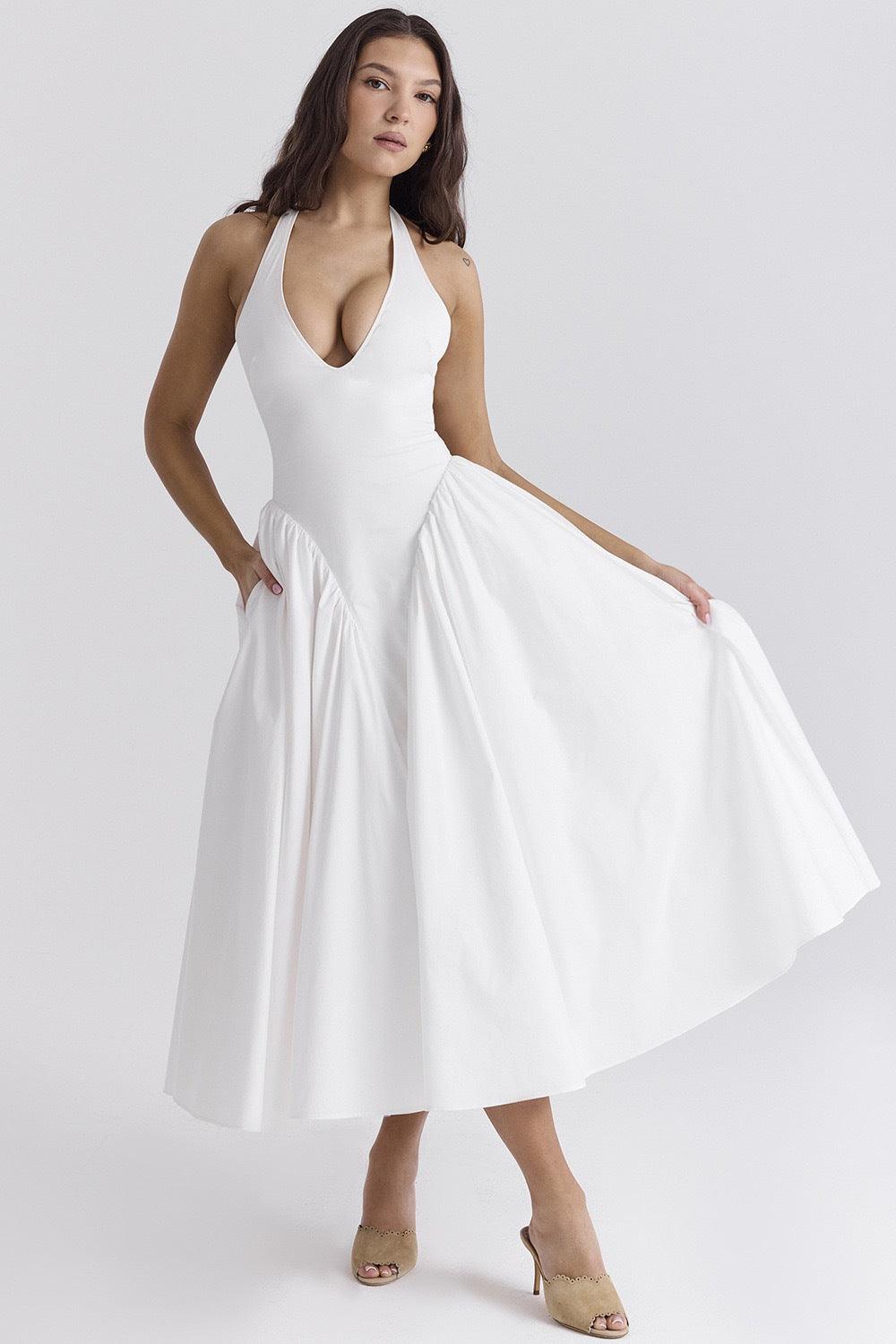 Lucia Halter Midi Sundress